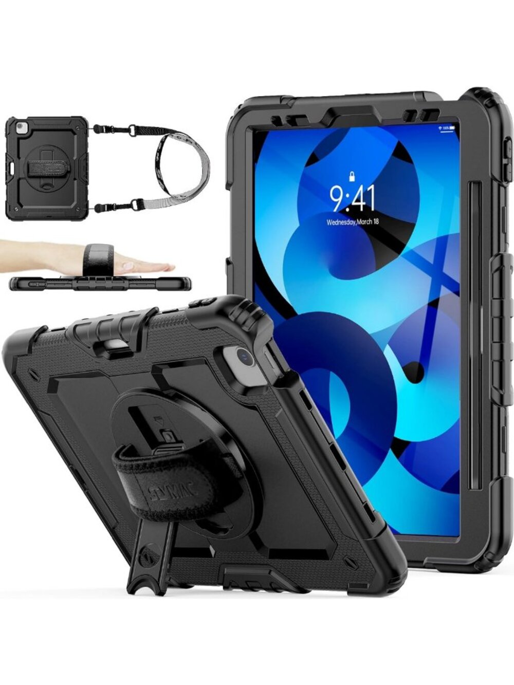 Durable iPad Air 5th/4th Gen & Pro 11 Case - Shockproof, Slim Fit, Lightweight